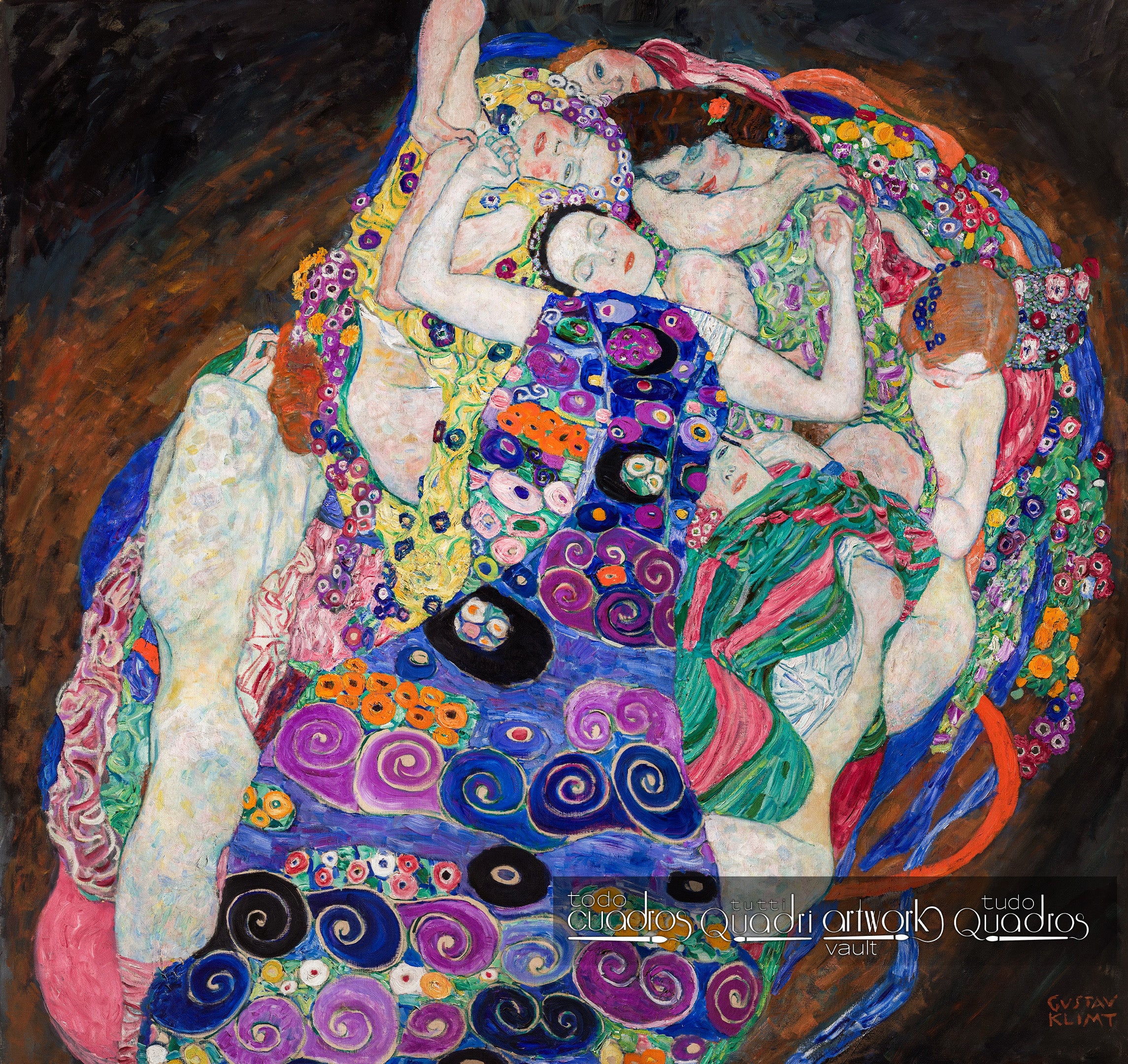 Die Jungfrau, Klimt